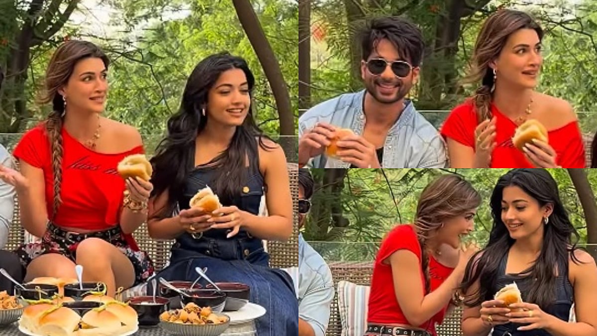 'Waah Kya Acting Ki Hai Khaane Ki': Shahid Kapoor, Kriti Sanon & Rashmika Mandanna Get Trolled For Not Eating Vada Pav During Cocktail 2 Promotions - Watch Video