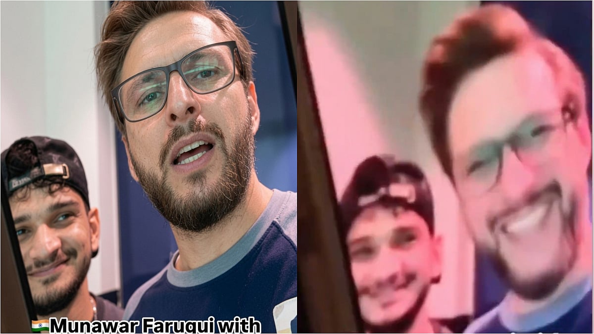 'Quality Time With His Chacha': Viral VIDEO Shows Munawar Faruqui Meeting Shahid Afridi At Dubai...