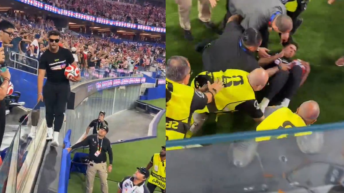 'Worst Pitch Invasion Ever': Fan Tries To Storm Ground During USA vs Paraguay FIFA World Cup 2026 Clash; Security Foils Attempt Instantly | Video