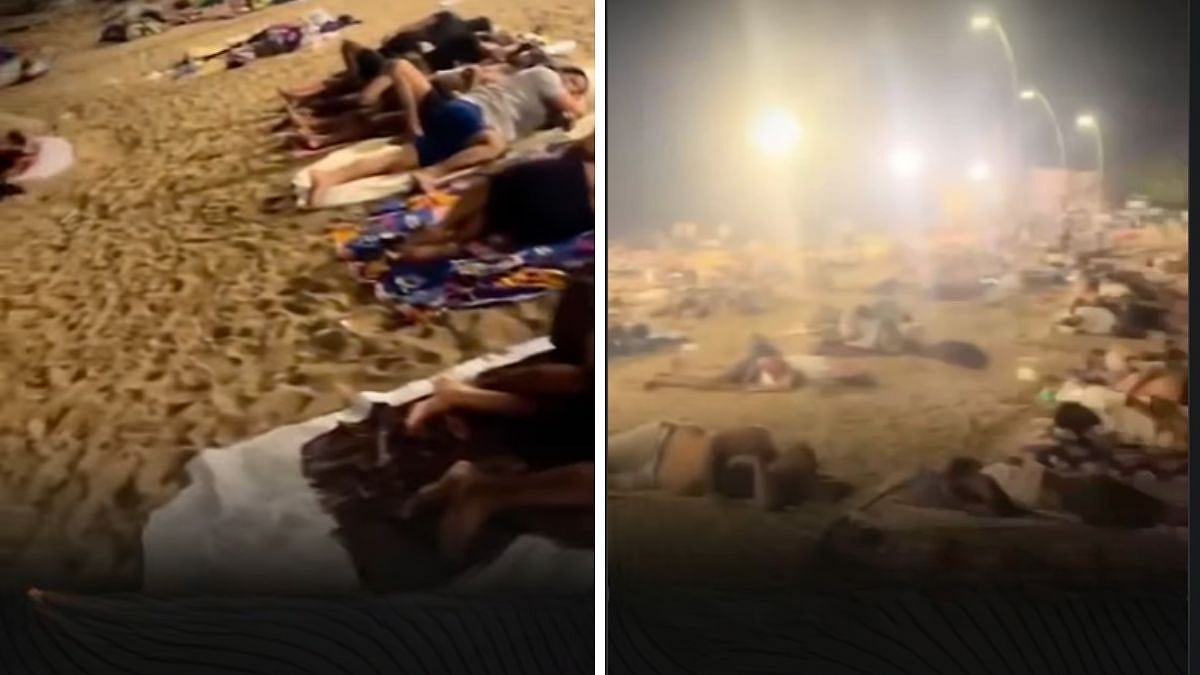 Mumbai Viral Video: Hundreds Spotted Sleeping At Versova Beach To Escape Relentless Heat - WATCH 
