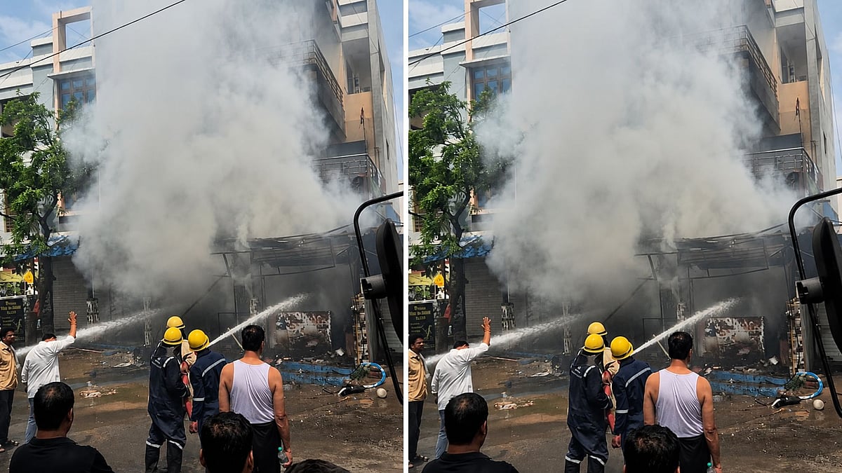 Hardware Shop Fire Sends Residents Fleeing In Indore