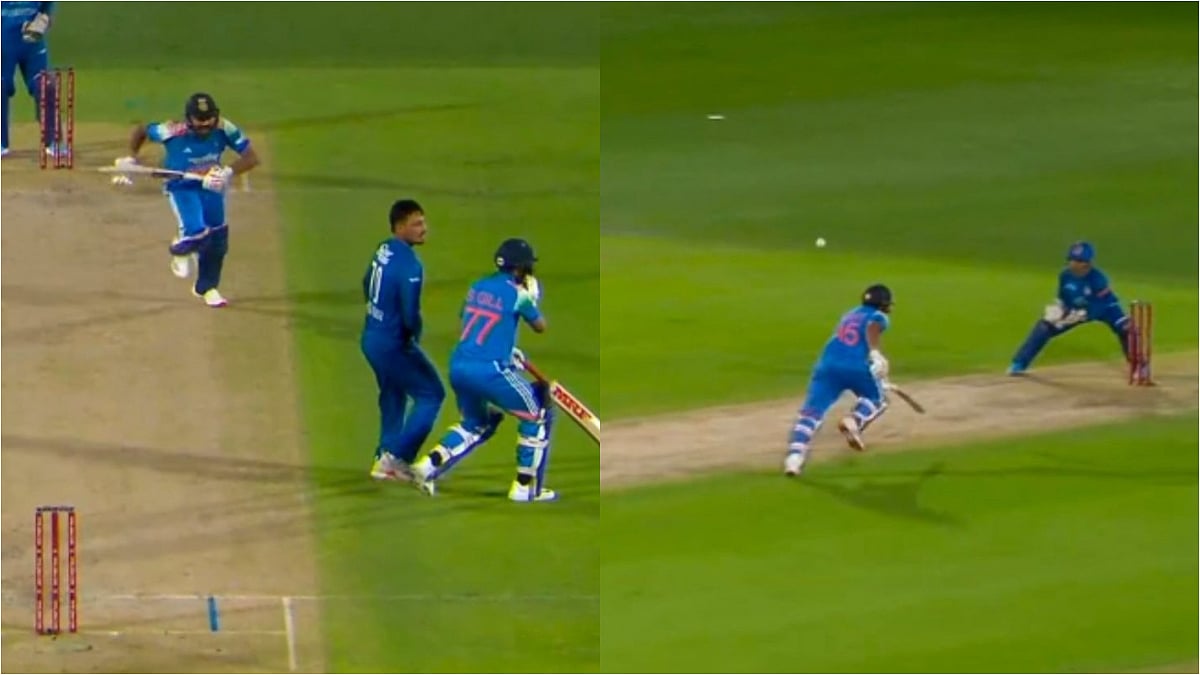 IND Vs AFG 1st ODI 2026: 39-Year-Old Rohit Sharma Gets Run Out In India's Chase Against Afghanistan | VIDEO