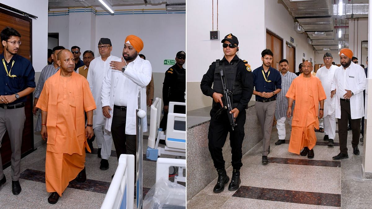 CM Yogi Adityanath reviews construction progress at the National Centre for Aging at BHU, a major upcoming geriatric healthcare facility