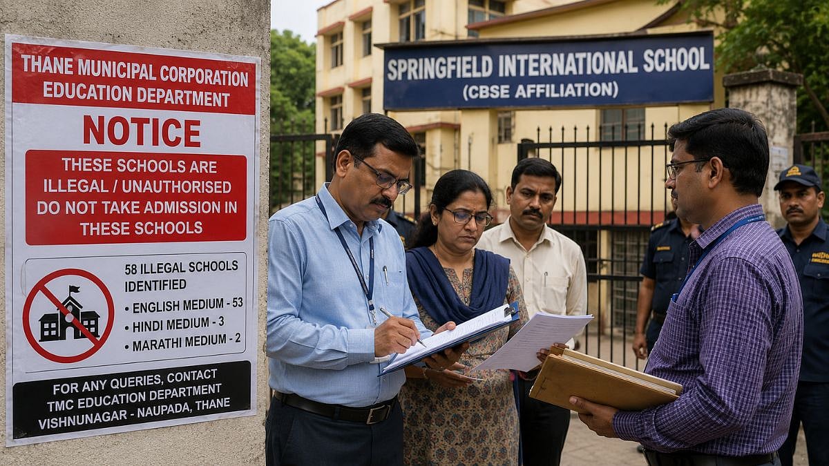Thane Municipal Corporation Cracks Down On Illegal Schools; Cases Registered Against 37 Unauthorised Institutions