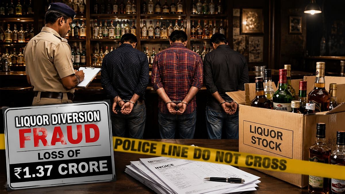 Navi Mumbai Crime: 3 Vashi Bar Employees Booked For Allegedly Diverting And Selling Liquor Worth ₹1.37 Crore, Police Launch Probe