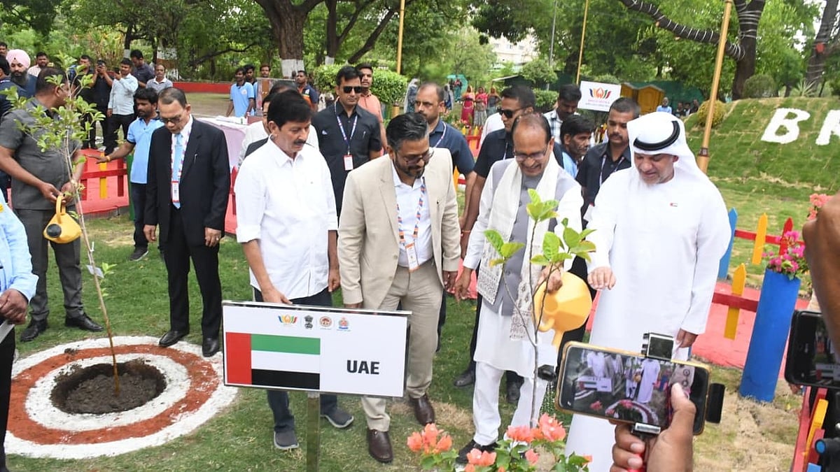 BRICS Delegates Plant Fruit-Bearing Trees In ‘BRICS Vatika’ In Indore