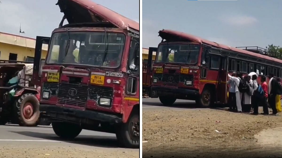 MSRTC Bus With Broken Roof Sparks Safety Concerns In Maharashtra After Viral Video Surfaces