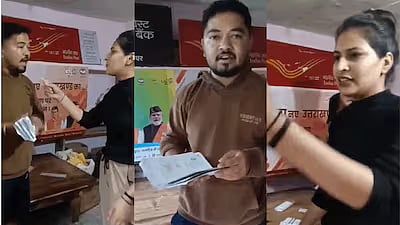 'Ladki Hu, Tujhe Fasa Dungi': Female Post-Office Employee Threatens Uttarakhand Villagers Over Delayed Aadhar Card Confrontation - VIDEO