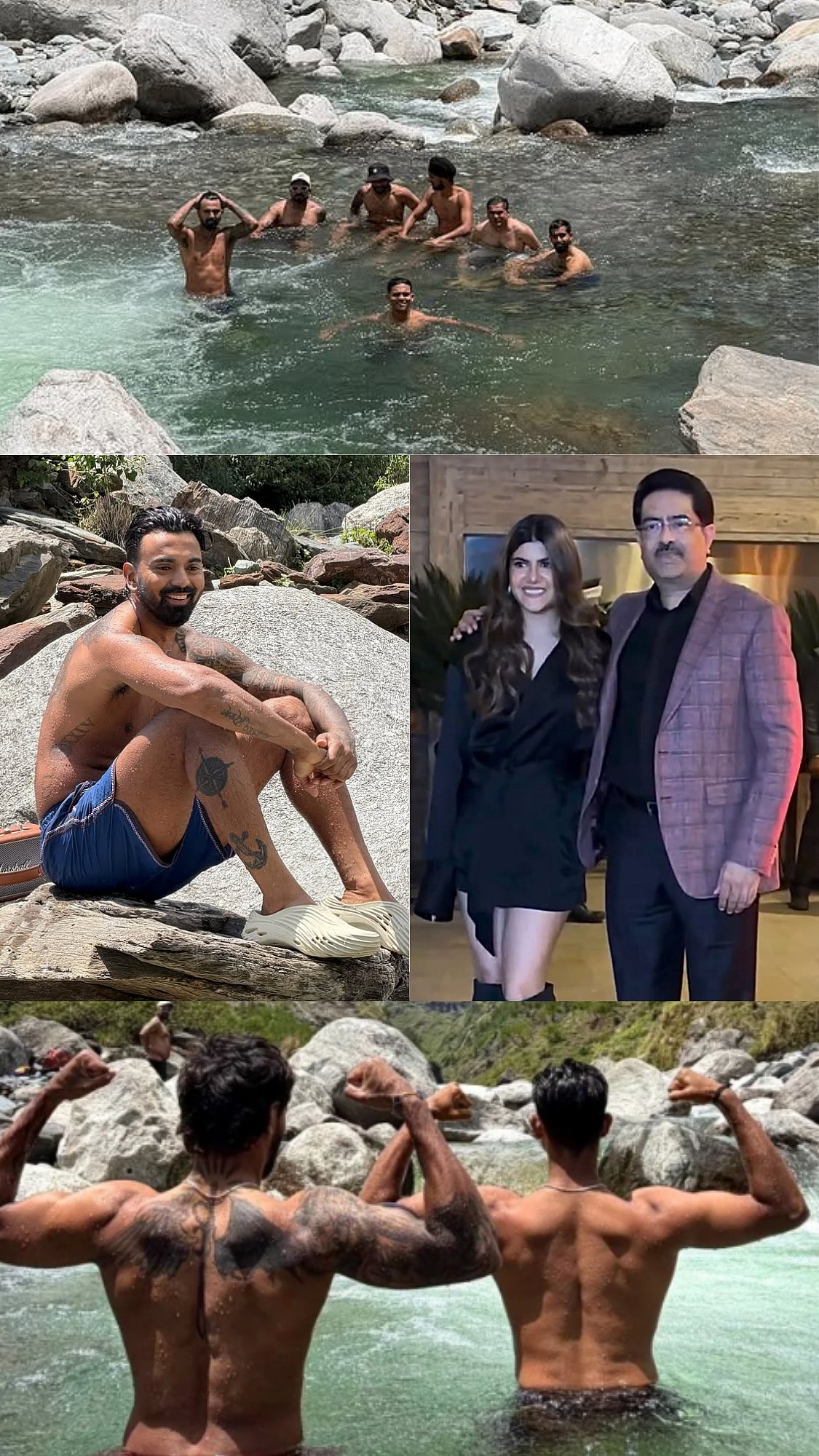 Team India's Off Day Amid Dharamshala River-Side Mountains; KL Rahul, Jaiswal Share Inside Pictures