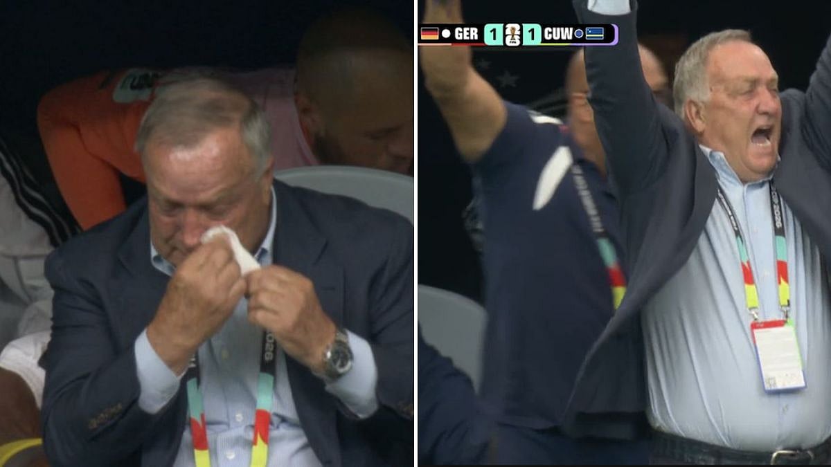 Emotional Scenes! Manager Dick Advocaat In Tears As Curacao Score First-Ever FIFA World Cup Goal Against Germany | VIDEO