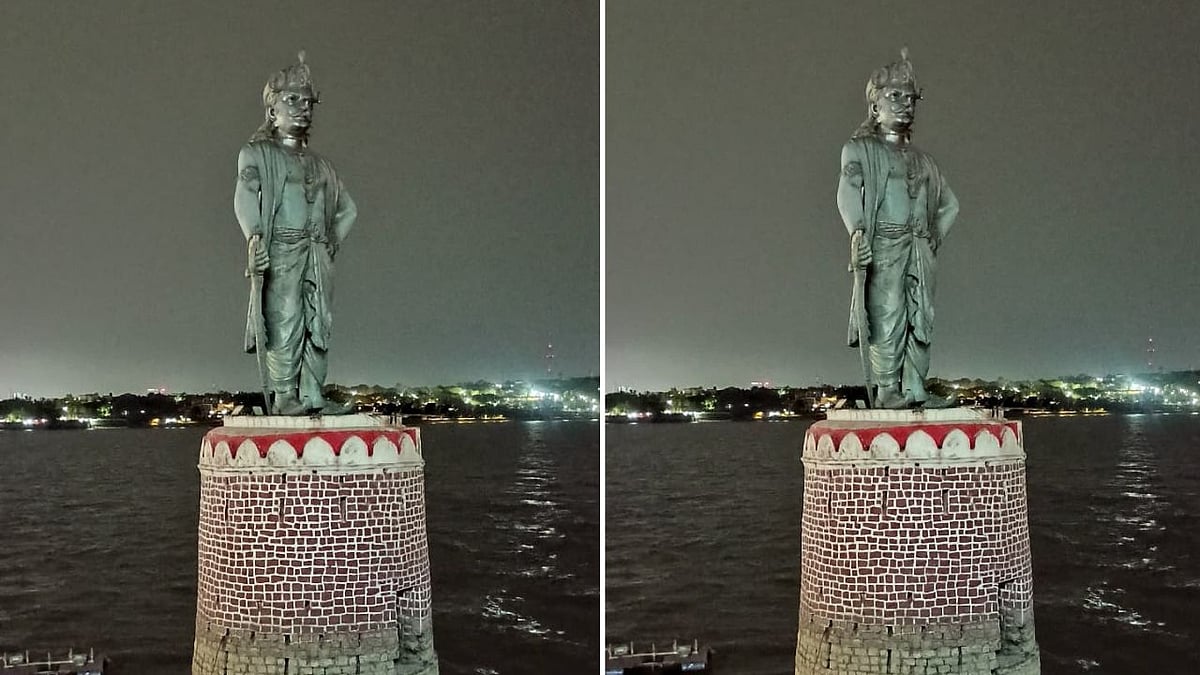 Iconic Raja Bhoj Statue In Darkness, Dust Amid BMC Departmental Tussle