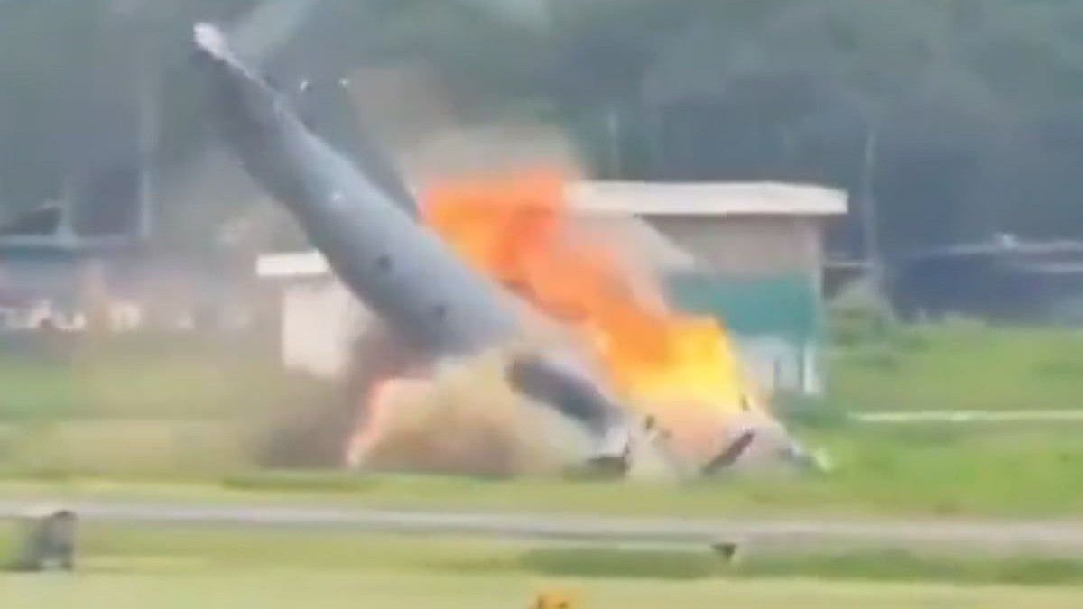 CCTV Captures Final Moments Before Fatal IAF AN-32 Crash At Jorhat Air Base