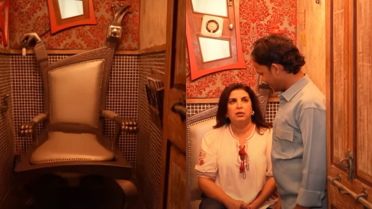 Inside Terence Lewis' Dali-Themed Powder Loo That Left Farah Khan Speechless