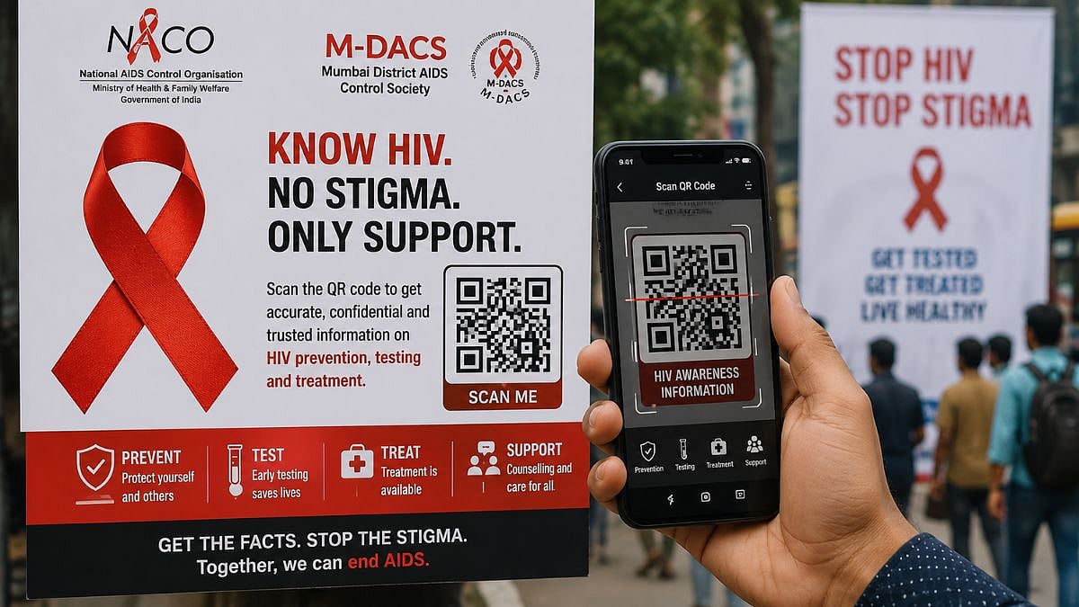 Mumbai: NACO And M-DACS Launch QR Code-Based HIV Awareness Campaign To Combat Stigma And Improve Access To Information