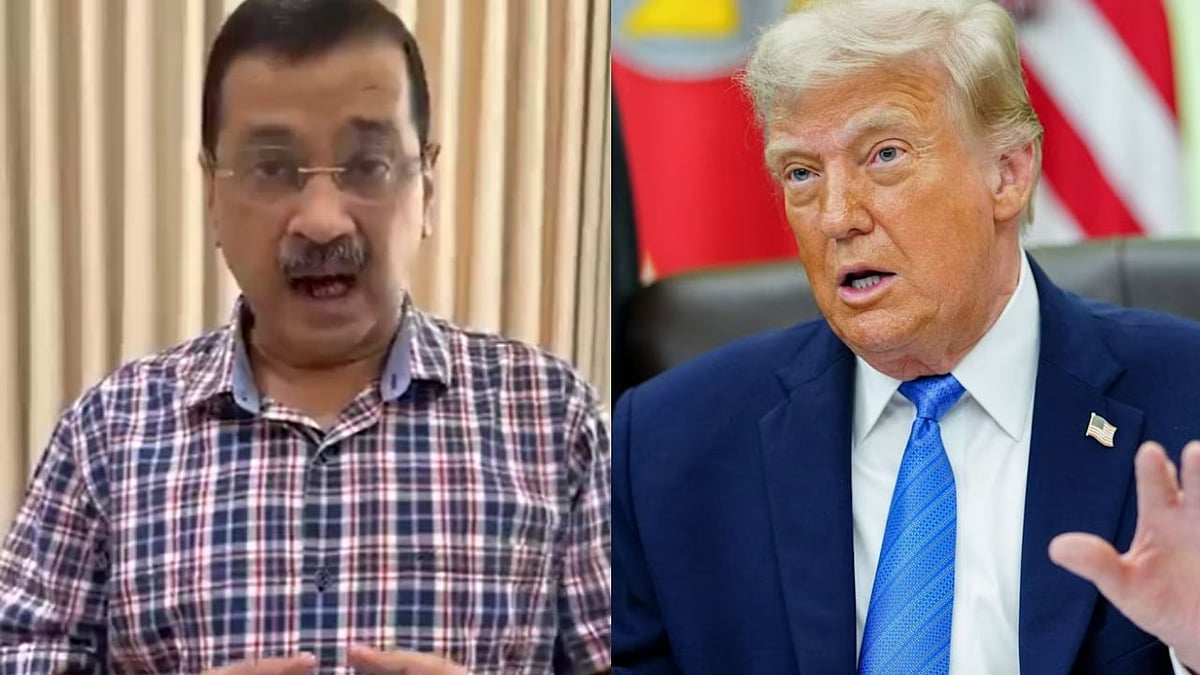 'You Are a Cold-Blooded Murderer': Kejriwal Accuses Donald Trump Over Deaths of Indian Seafarers, Criticises Modi's Silence| VIDEO 