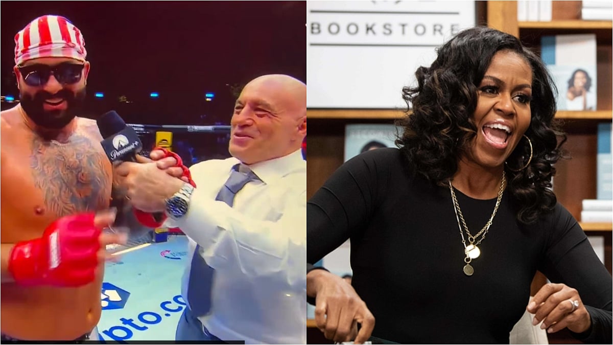 'Michelle Obama Is A Man': Josh Hokit Insults Former First Lady During UFC Freedom 250; Robert Griffin III REACTS | VIDEO