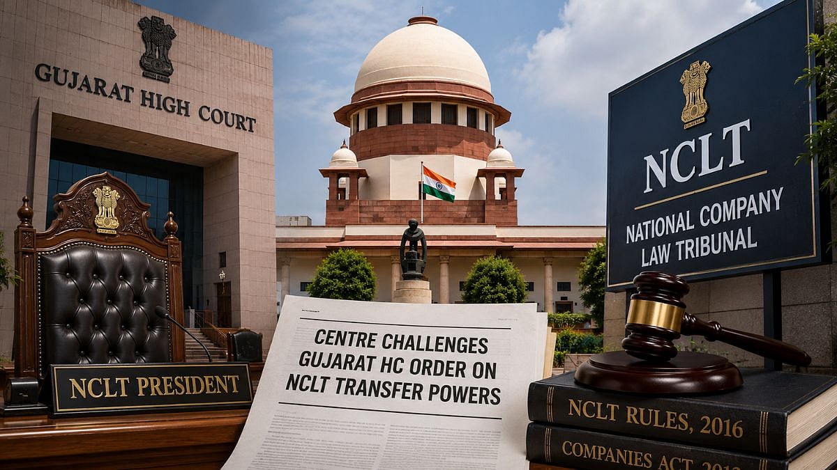 Centre Moves Supreme Court Against Gujarat HC Ruling Limiting NCLT President's Case Transfer Powers