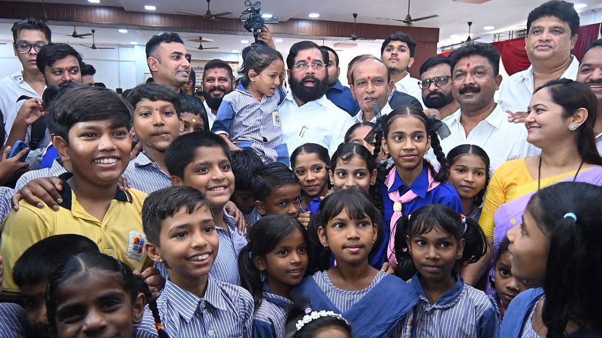 From Municipal School To Deputy CM: Eknath Shinde Inspires Thane Students With Message Of Determination | Video