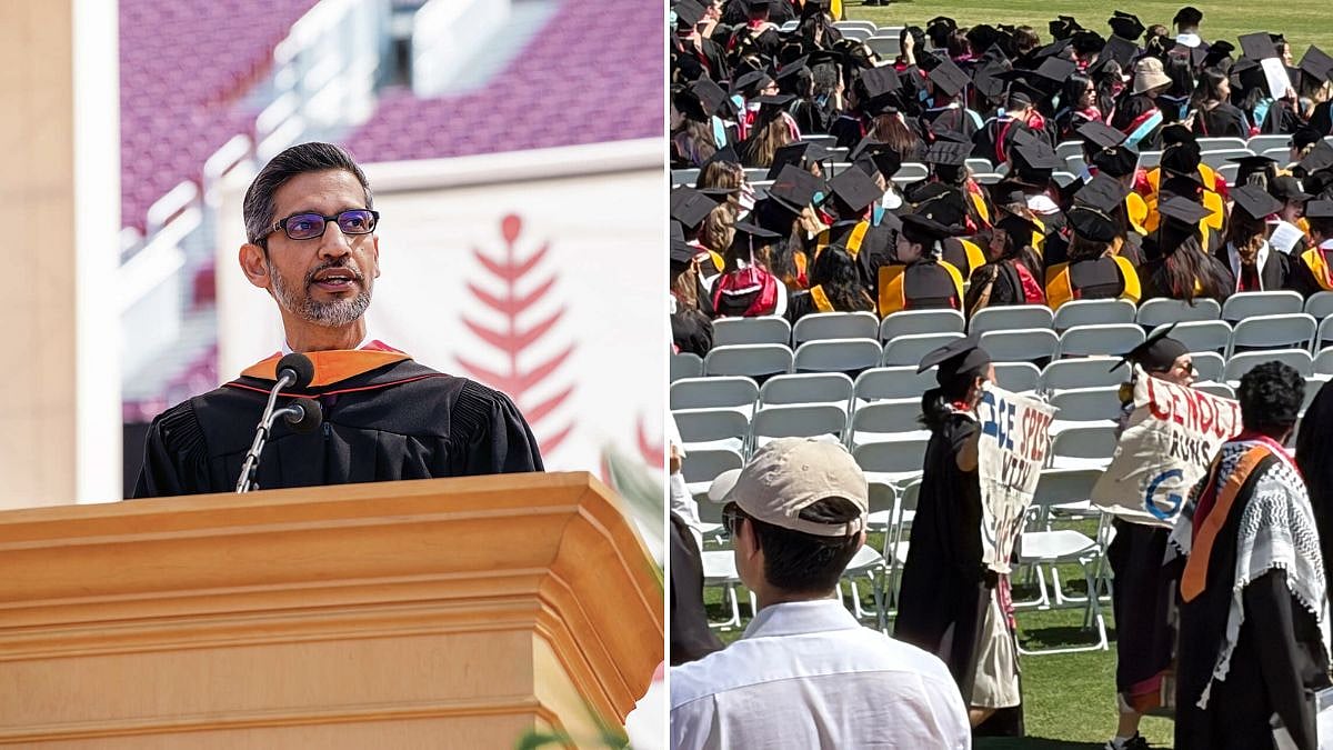 Stanford Students Walk Out During Sundar Pichai's Graduation Speech Over Google’s Israel Links