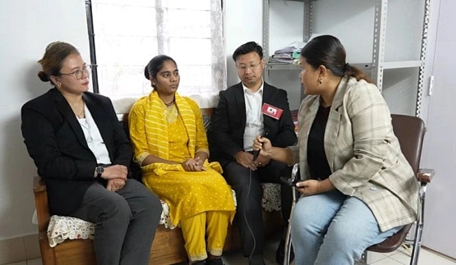 Raja Raghuvanshi Murder: Sonam Raghuvanshi Denies Fleeing To Nepal Rumours, Says She Is Staying In Shillong -- VIDEO 