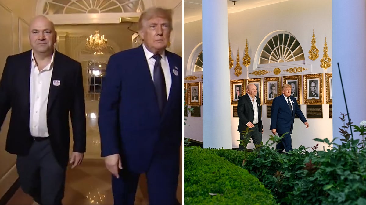 VIDEO: Trump Makes Grand UFC Freedom 250 Entrance With Dana White On 80th Birthday