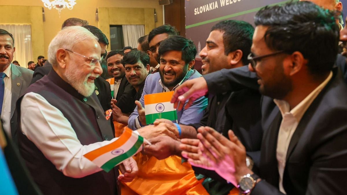 PM Narendra Modi Thanks Indian Diaspora For Warm Welcome In Bratislava, Says It Strengthens India-Slovakia Friendship | Video