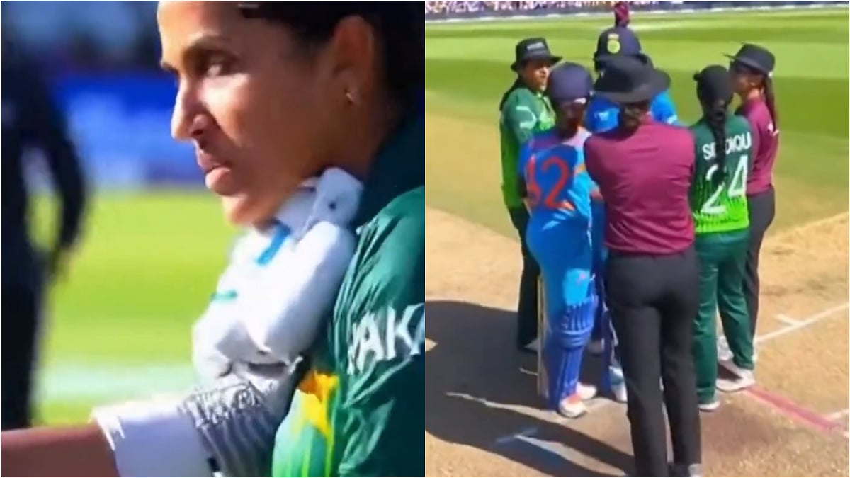 Fact Check: Viral VIDEO Claiming Harmanpreet Kaur Grabbed Fatima Sana's Neck During IND W Vs PAK W Match Is Fake