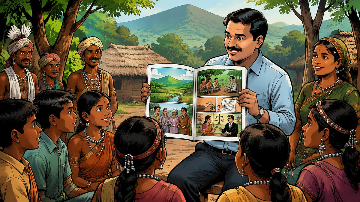 Palghar District Launches Comic Book 'Our Land, Our Rights' To Educate Tribal Students On Land Ownership And Legal Awareness