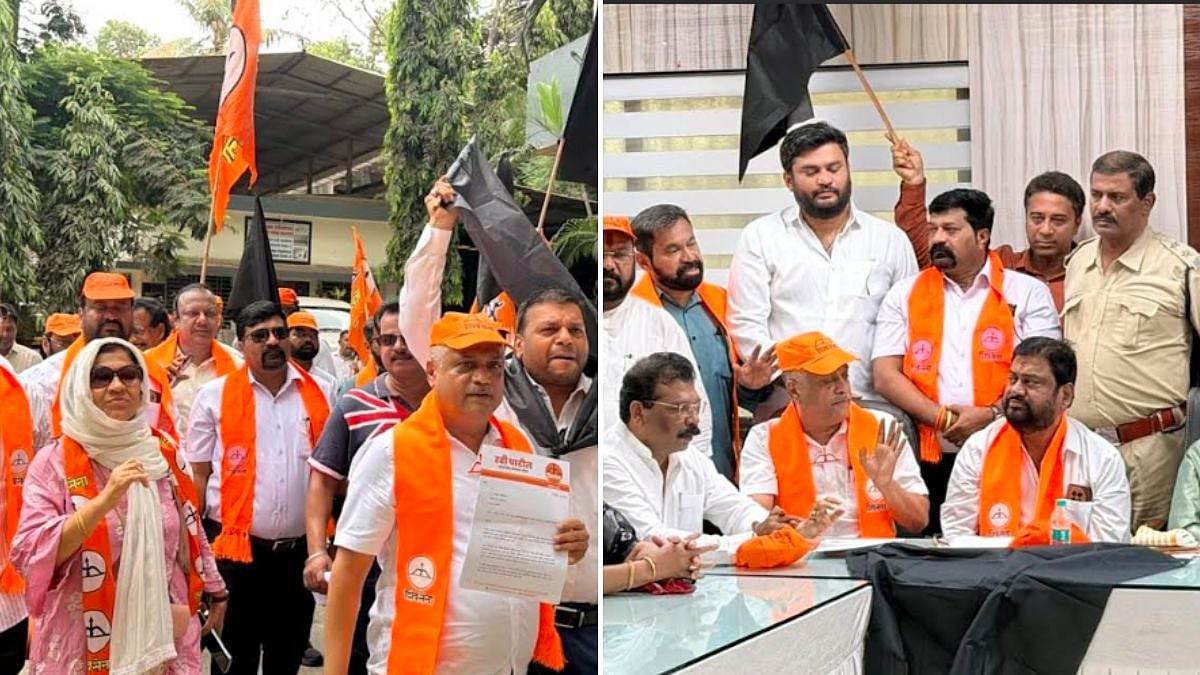 Shiv Sena And MNS Workers Stage Separate Protests In Kalyan Against Forced Installation Of Smart Electricity Meters