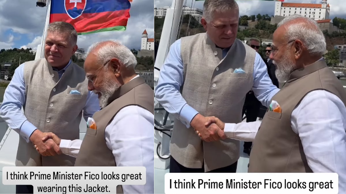 Slovakia PM Robert Fico Welcomes Narendra Modi Wearing Matching Nehru Jacket, 'I Had Gifted This To Him,' Says Indian PM