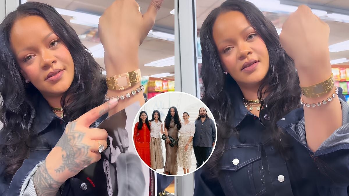 Ambani Gifts ₹2.2 Crore Diamond Bracelet To Rihanna, Singer Casually Shows Off Her Accessory In Viral Video 