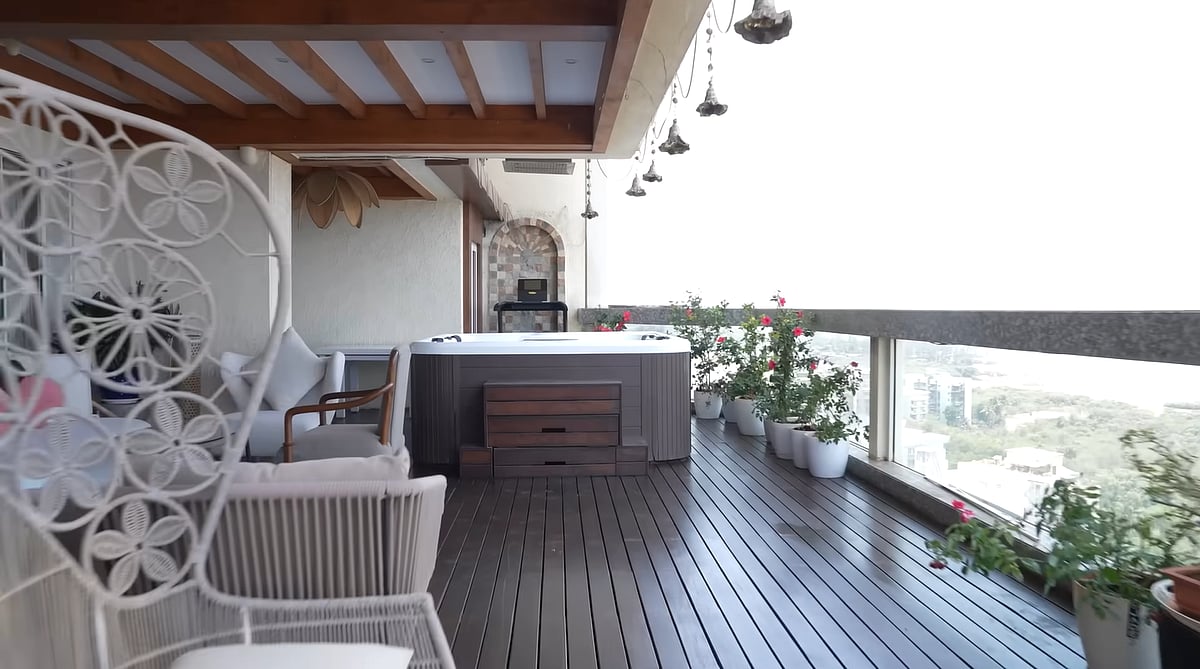 Inside Tamannaah Bhatia's Sea-Facing Luxurious Mumbai Apartment With 5-Seater Private Jacuzzi, Walk-In Closet & Open-Air Balcony