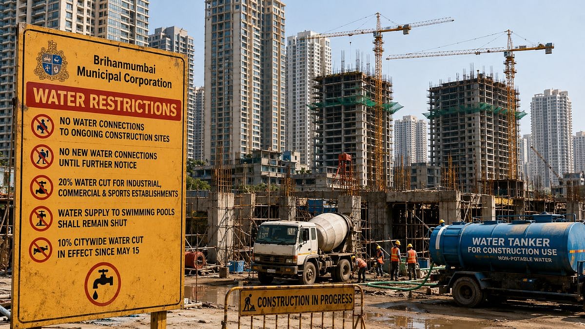 Mumbai Water Crisis: BMC Curbs Raise Concerns Over 1.43 Lakh Housing Units Scheduled For Delivery In 2026