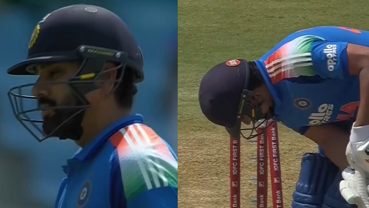 IND vs AFG, 2nd ODI: Rashid Khan Castles Rohit Sharma With Absolute Beauty In Lucknow | Video
