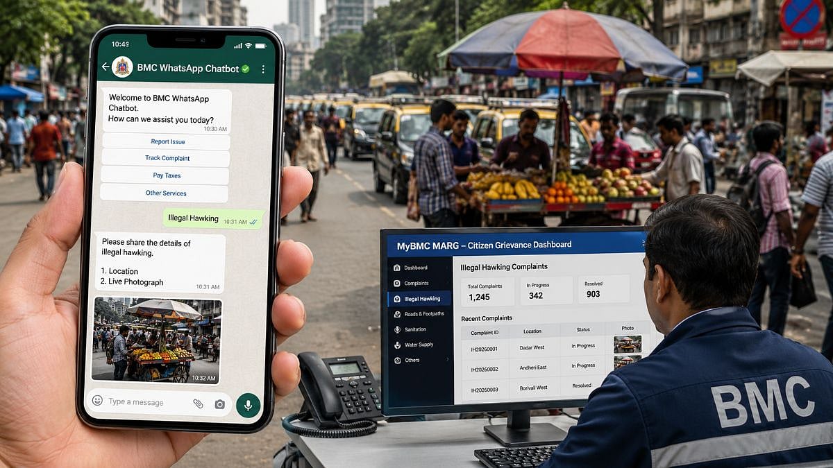 Mumbai Illegal Hawking: BMC Enables WhatsApp Complaint Feature Following Bombay HC Directions