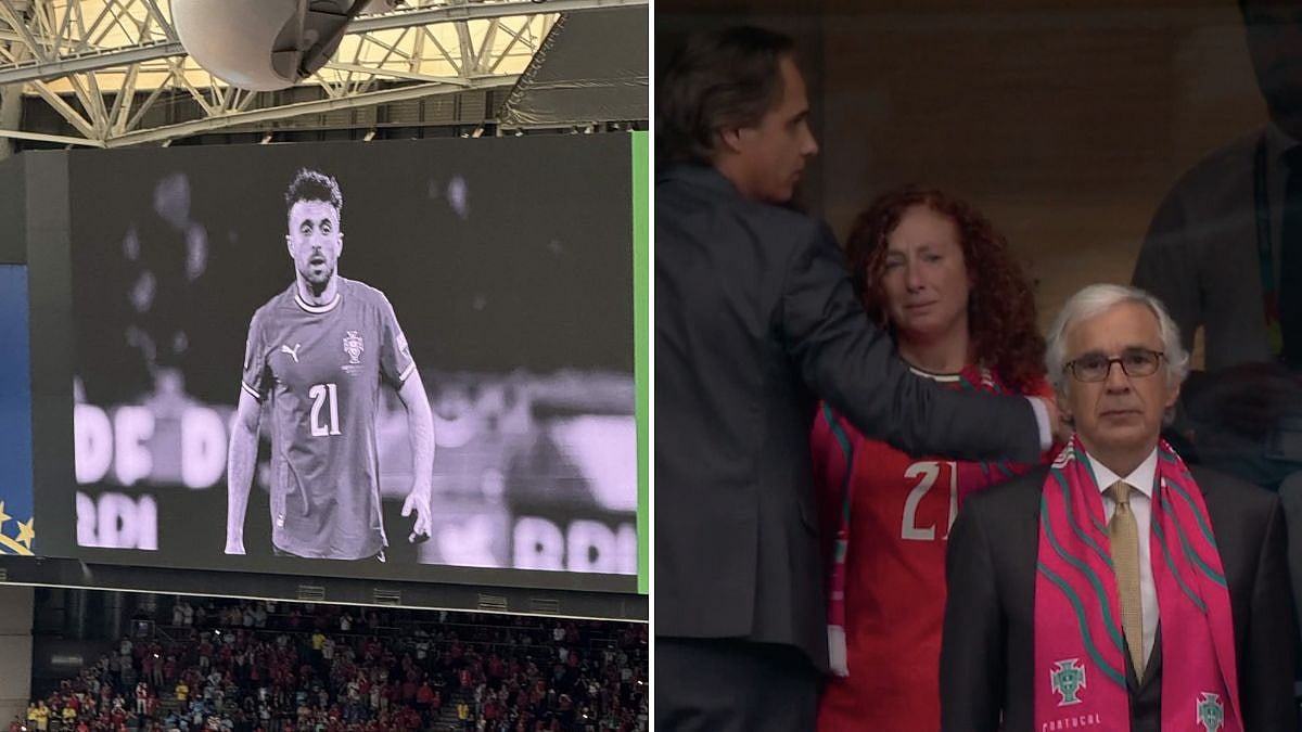Emotional Scenes! Portugal Honour Late Diogo Jota During National Anthem In FIFA World Cup 2026 Clash Against DR Congo | VIDEO
