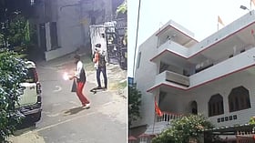 CCTV shows petrol bomb attack attempt on RSS office in Ranchi; investigation and arrests underway