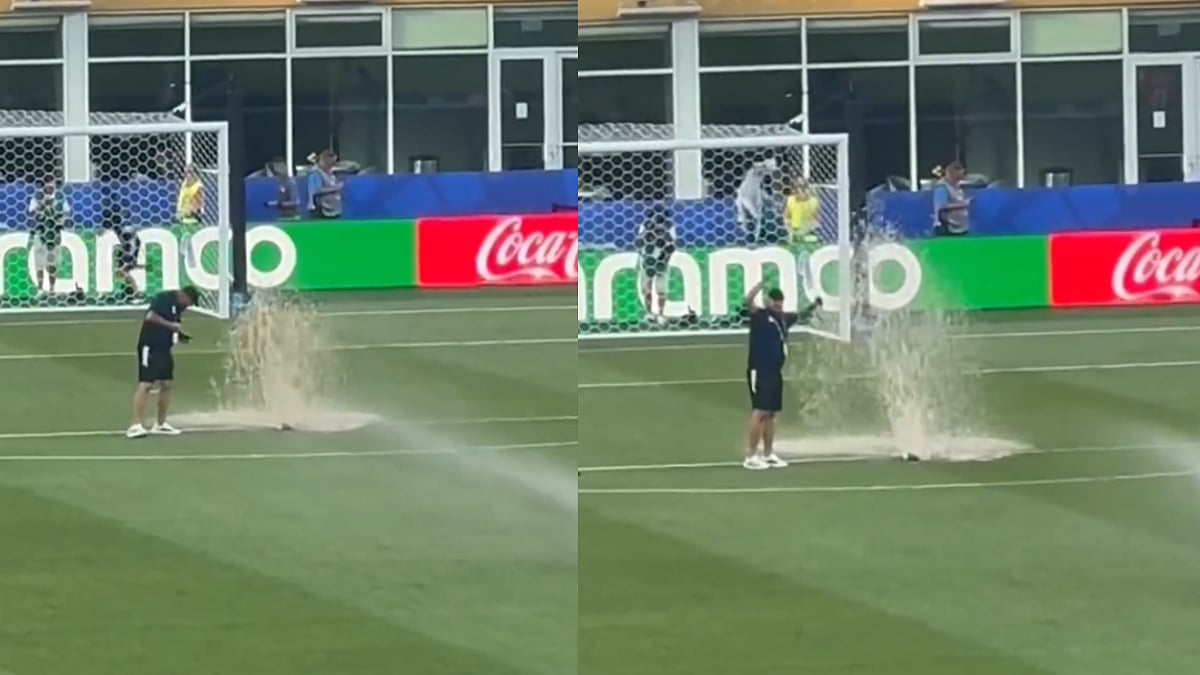 Bizarre Scenes! Sprinkler Malfunction Causes Halftime Drama In Norway vs Iraq Clash At FIFA World Cup 2026 | Video