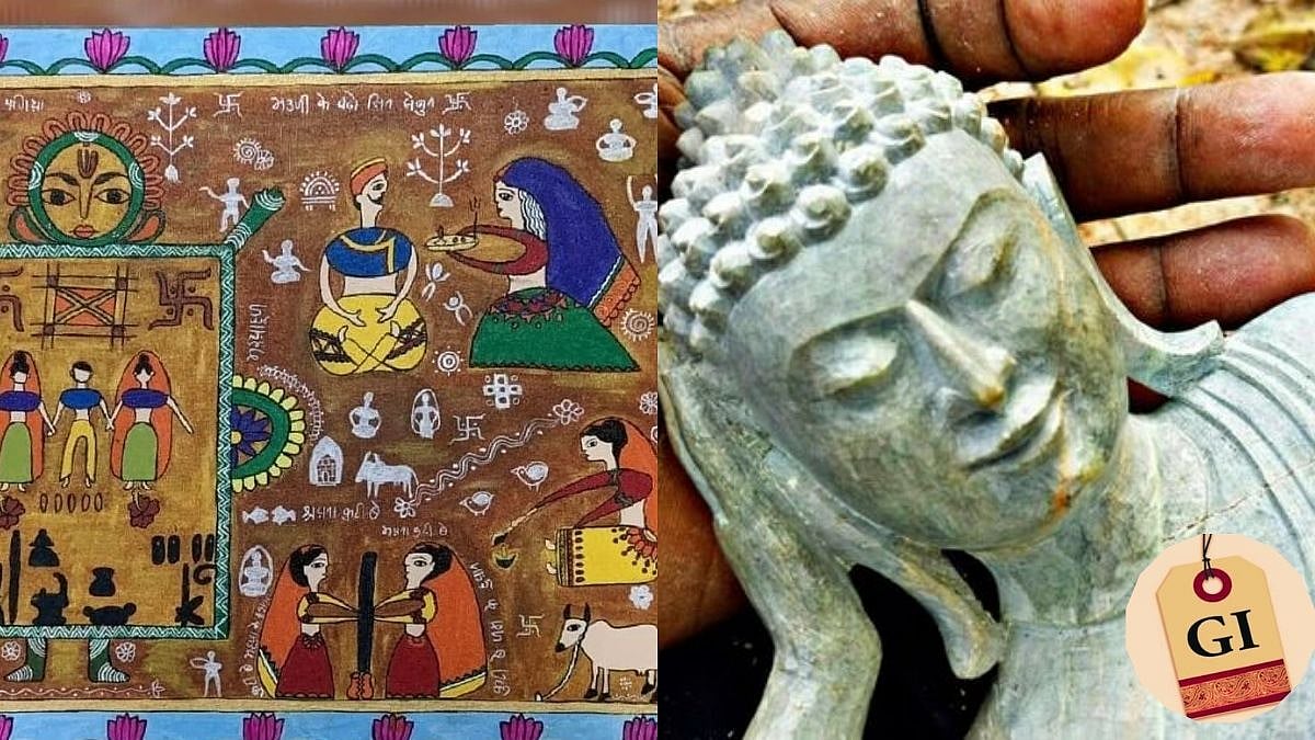 From Stone Carving To Folk Motifs: Bihar’s Pattharkatti, Bavan Booti And Pidia Painting Earn GI Tag Status