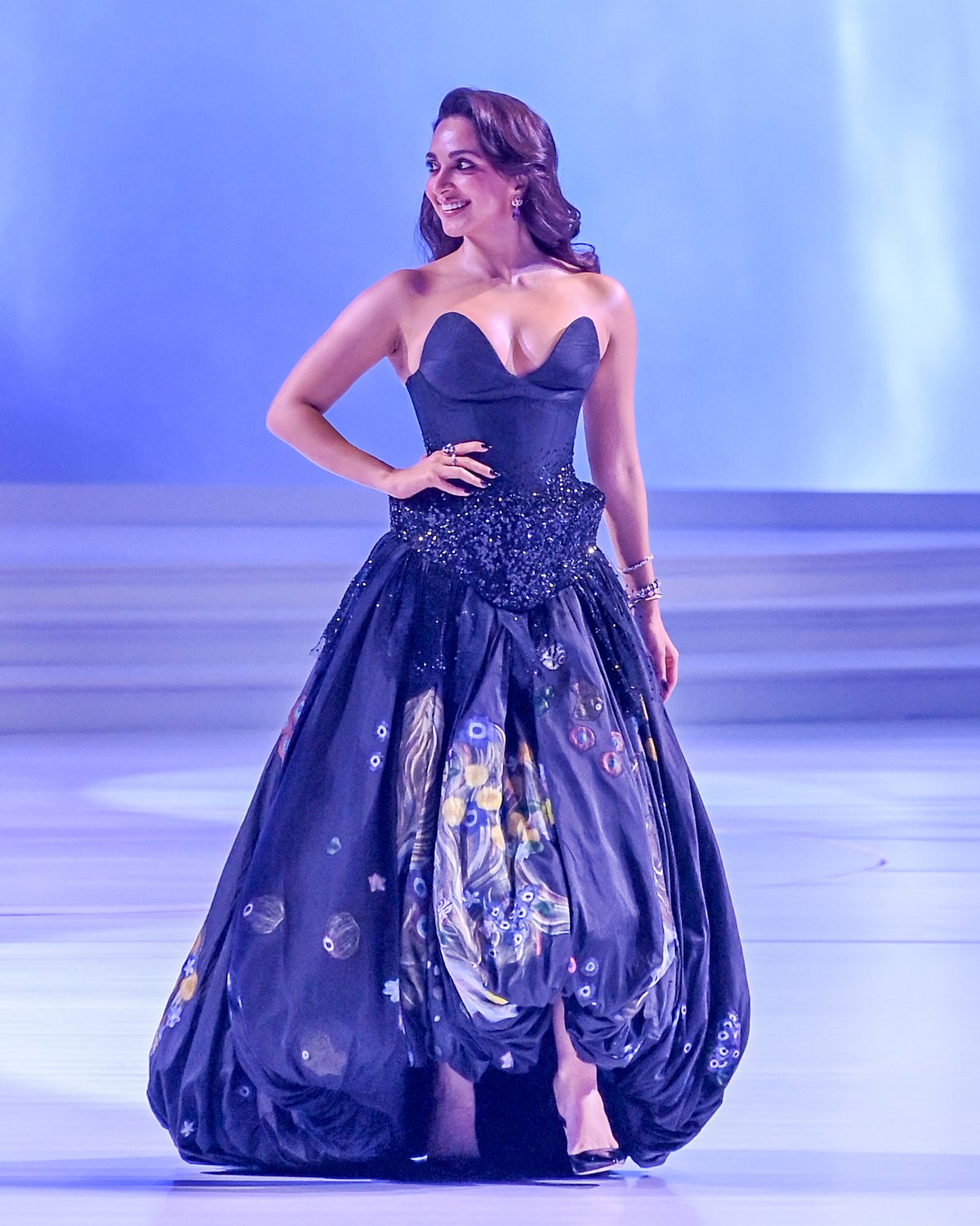 Kiara Advani for Rahul Mishra's fashion show