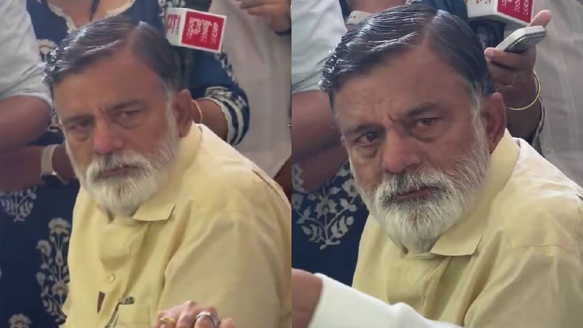 VIDEO: Nashik MP Rajabhau Waje Tears Up During Shiv Sena (UBT) Press Conference Amid 'Operation Tiger' Buzz