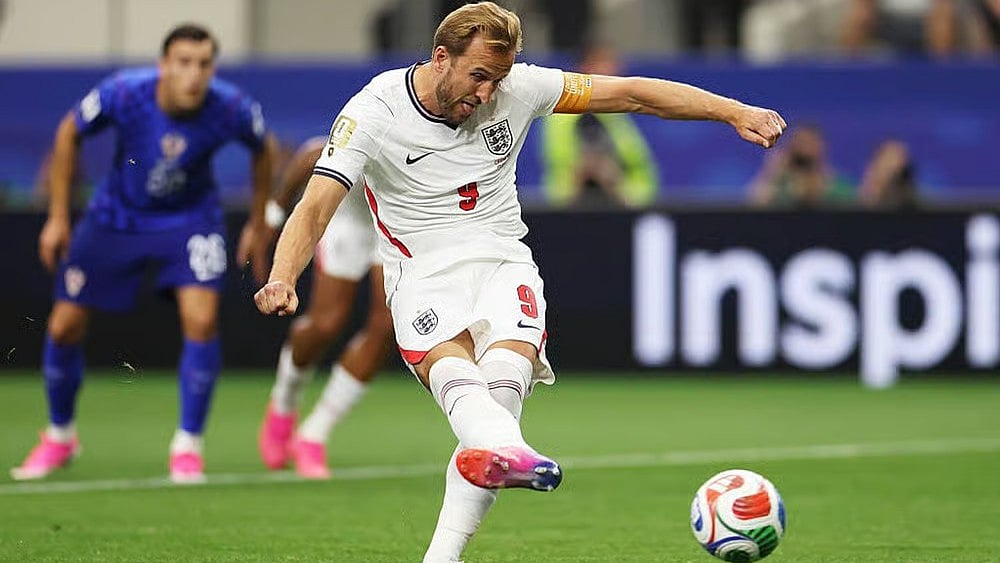 Harry Kane Scores England's First Goal Of FIFA World Cup 2026 After Controversial Penalty Retake Against Croatia | VIDEO