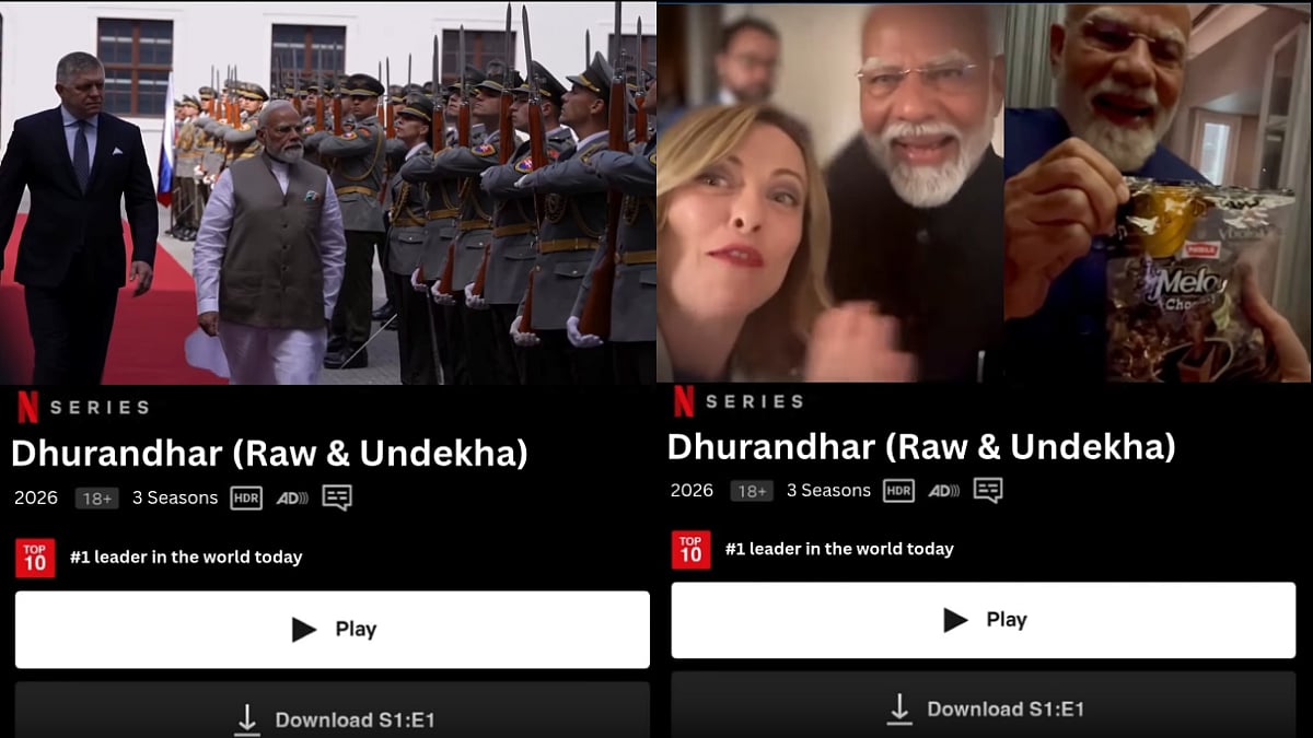 BJP Joins Netflix Instagram Trend, Shares PM Narendra Modi's Videos & Calls It 'Dhurandhar: Raw & Undekha' - Watch