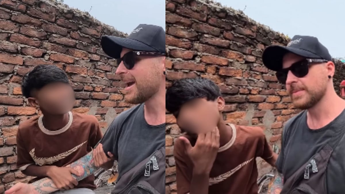 'Getting Molested By Young Kids': Kolkata Boy Seen Harassing Australian Vlogger, Repeatedly Asks For 'Kiss' - Watch Viral Video