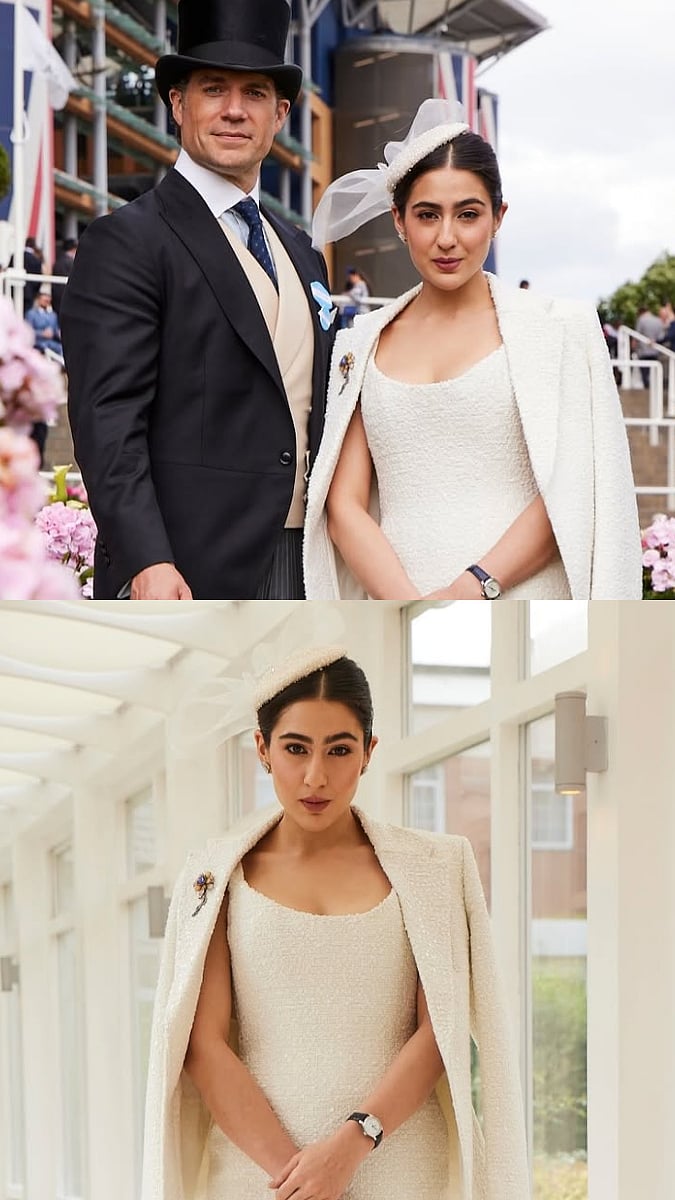 Sara Ali Khan Teams Up With Henry Cavill For A Brand; Netizens Call It 'Unexpected Collab'