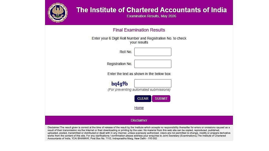 ICAI CA Final May 2026 Result Declared At icai.org; Direct Link Here 