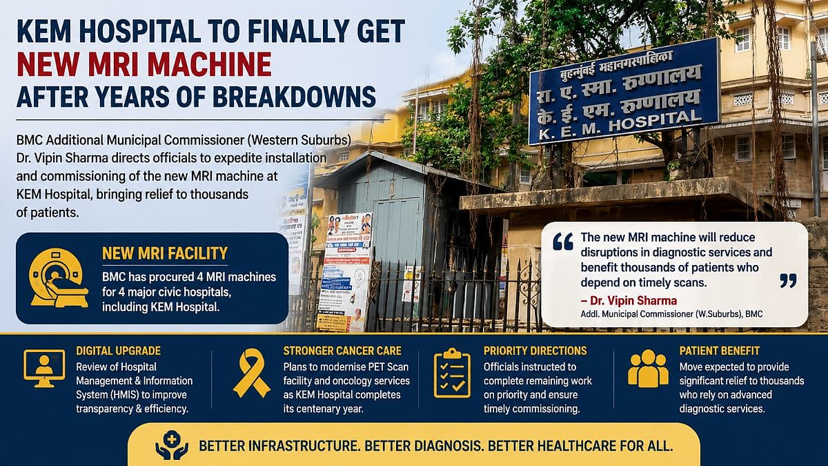 Mumbai Health Update: KEM Hospital To Get New MRI Machine After Years Of Frequent Breakdowns