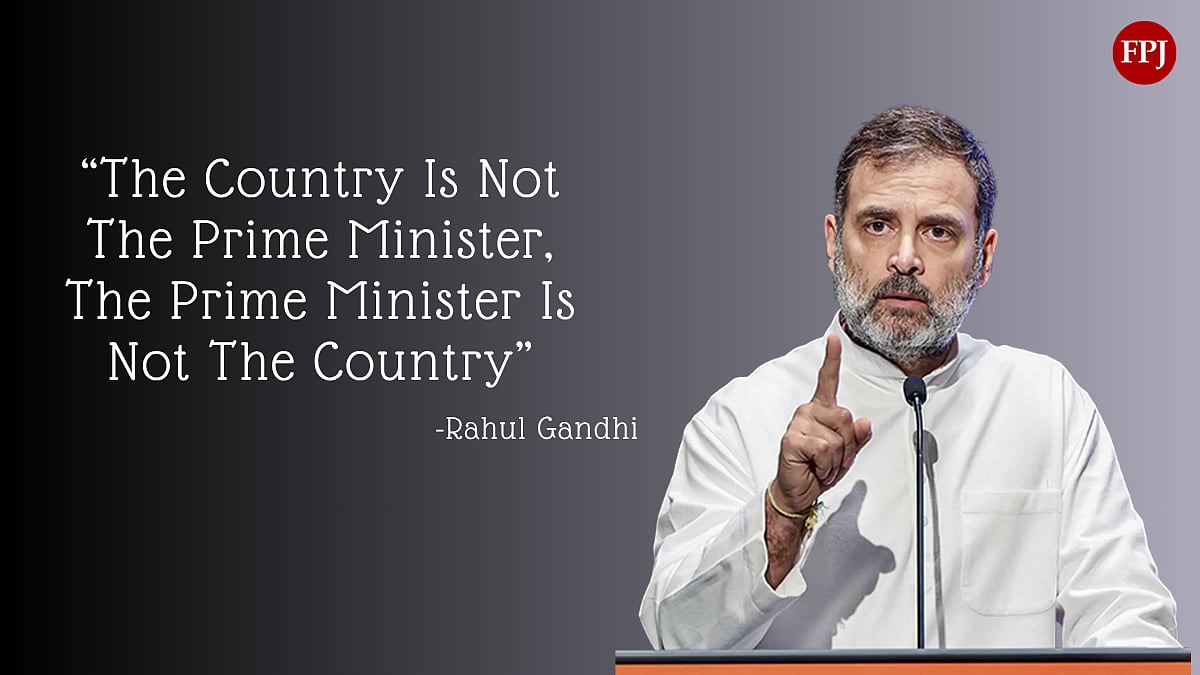 Quote Of The Day By Rahul Gandhi – 'The Country Is Not The Prime Minister, The Prime Minister Is...