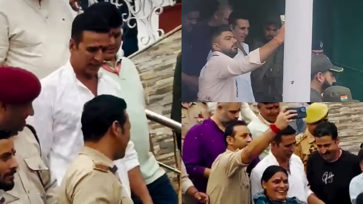 Akshay Kumar Visits Mata Vaishnodevi Temple Ahead Of Welcome To The Jungle Release, Gets Mobbed By Fans - Watch Video