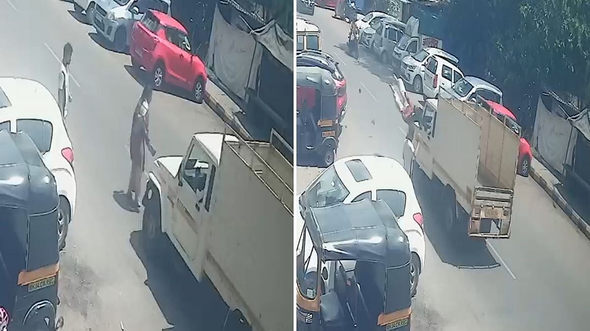 Caught On CCTV: Ghansoli Woman Hurled Into Air After Speeding Pickup Truck Rams Her; Driver Flees